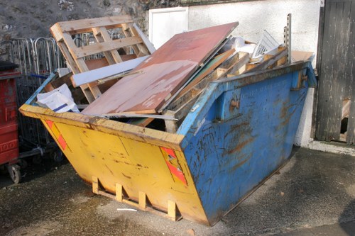 Step-by-step house clearance process illustrated